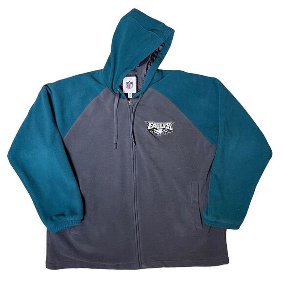 NFL Other - Philadelphia Eagles NFL Zip-Up Fleece with Hood | XL